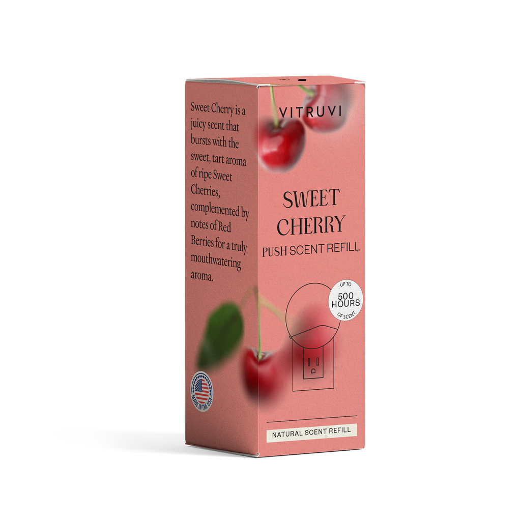 Push Plug-in Wall Diffuser – Starter Kit with Sweet Cherry Refill